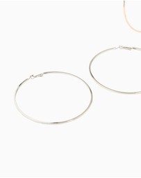 Lovisa - Mixed Metal Classic XL Hoop Earrings 3-Pack