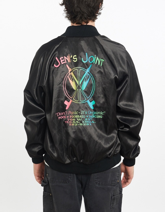 Vintage by The Real Deal - Pre Loved - Vintage 80s Jeni's Joint Satin Bomber Jacket