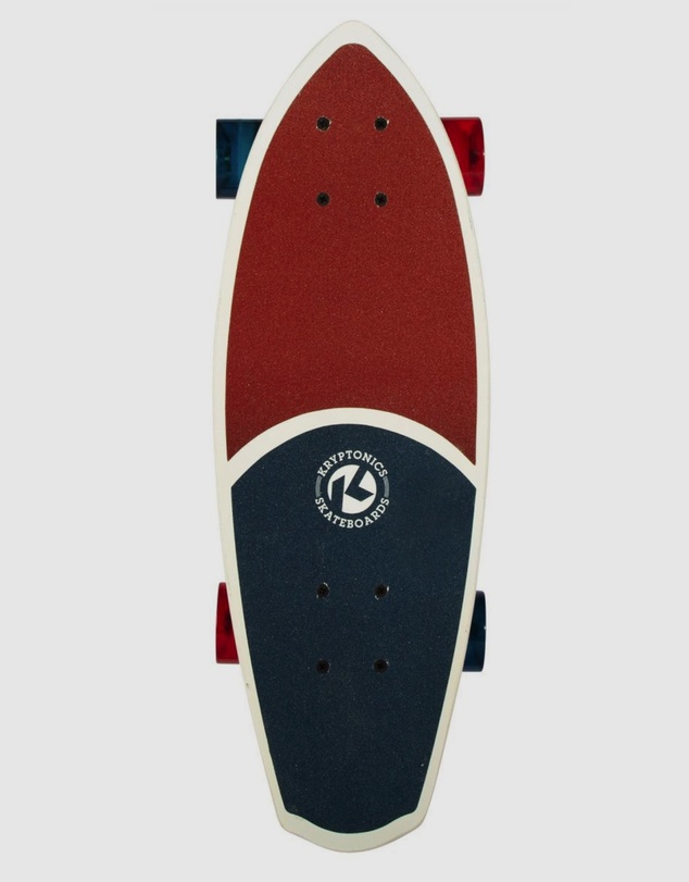 iWorld - Bravo Sports Kryptonics KR23 Min Fat Cruiser Skateboard - Liberty Blue