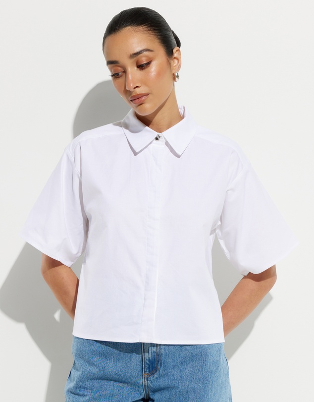 Calli - Macy Boxy Short Sleeve Shirt