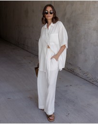 ALEXANDRA - Teri Pants White