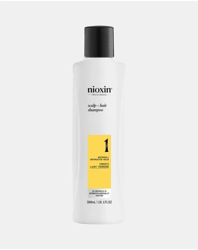 Nioxin - Nioxin System 1 Scalp + Hair Shampoo - Hair Thickening Shampoo For Natural Hair With Light Thinning, 300ml