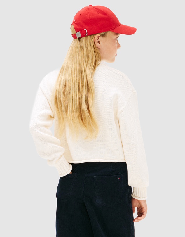 Tommy Hilfiger - Heritage Flag Rib-Knit Relaxed Jumper - Kids
