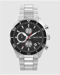 TIMEX - Ridgefield Chronograph 42mm Stainless Steel Bracelet Watch