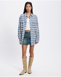 ONE TEASPOON - Lunar Flannel Shirt - ICONIC EXCLUSIVE