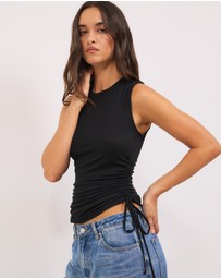Calli - Noah Drawstring Jersey Tank