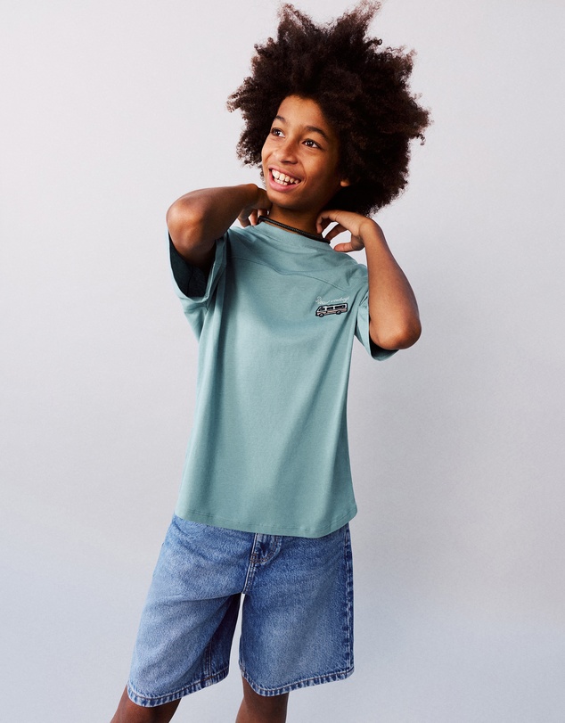 M.N.G - A2 Petrol T-Shirt - Kids-Teens