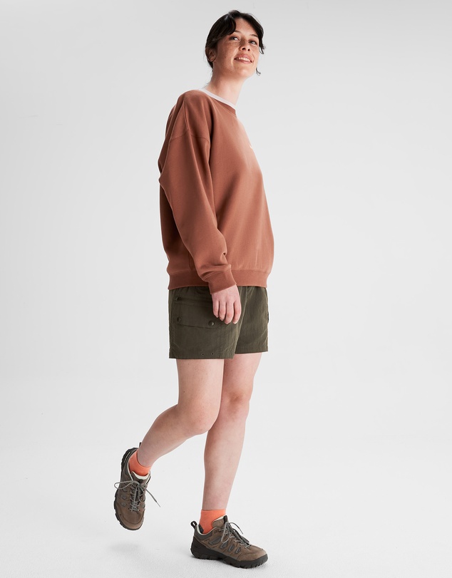 Kathmandu - Heritage Logo Slouchy LT BB Crew Sweatshirt