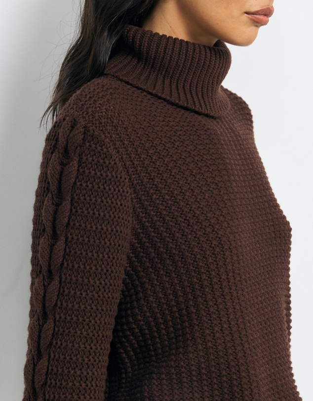 AERE - Rhei Organic Cotton Wool Cable Jumper