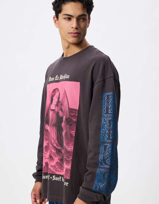 Deus Ex Machina - Swell Maps Oversized LS Tee