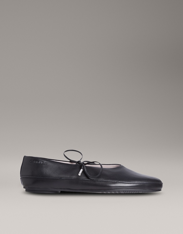 Calvin Klein - Leather Mary Jane Ballerinas