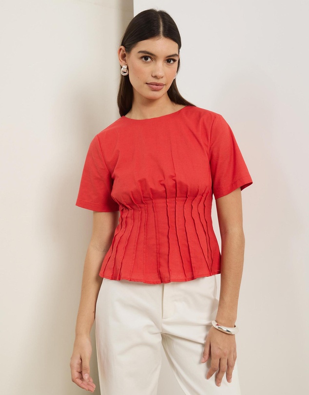 Atmos&Here - Maya Pin Tuck Top