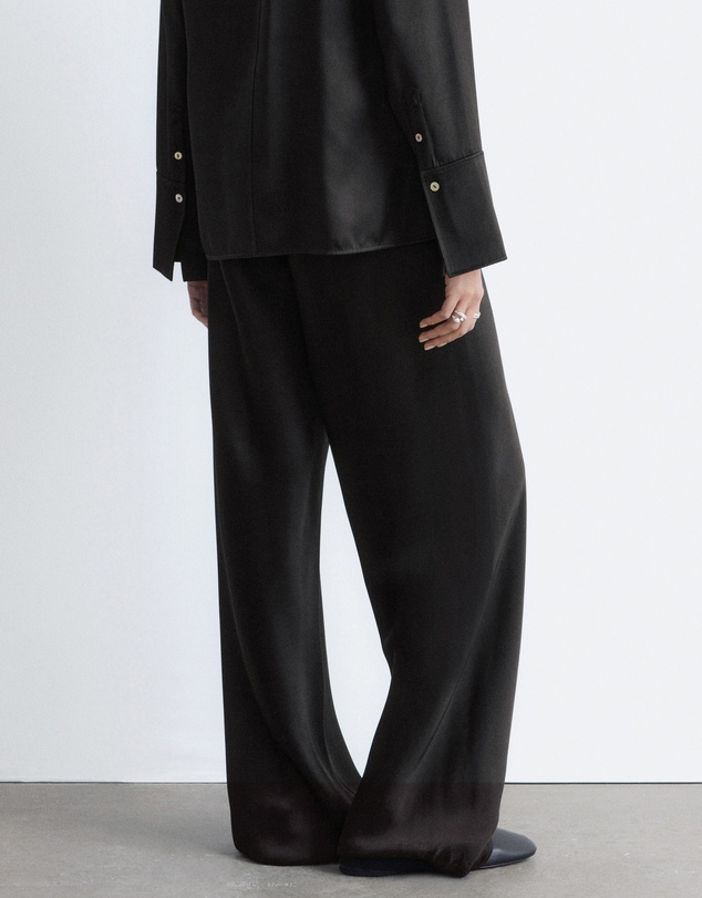 & Other Stories - Drawstring Satin Trousers
