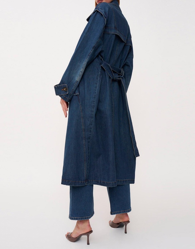 BY JOHNNY. - The Astrid Denim Trench