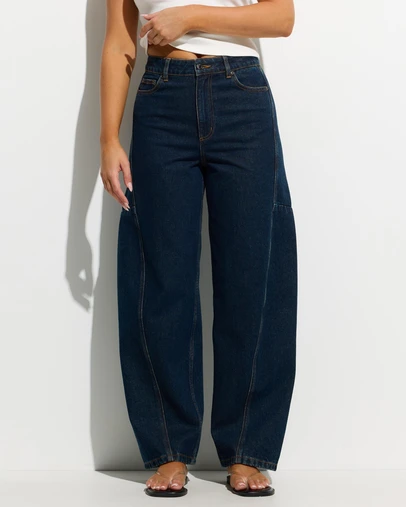 Dazie - Austin High Barrel Jeans