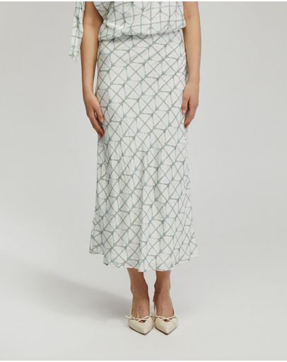 Silver Green/White