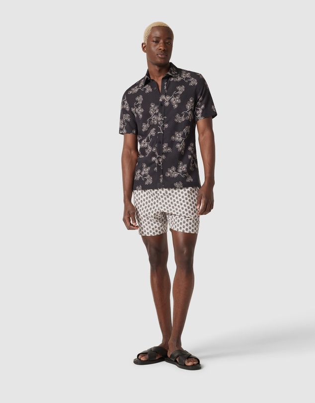 Politix - Paisley Elasticated Shorts