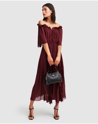 Belle & Bloom - Amour Amour Ruffled Midi Dress