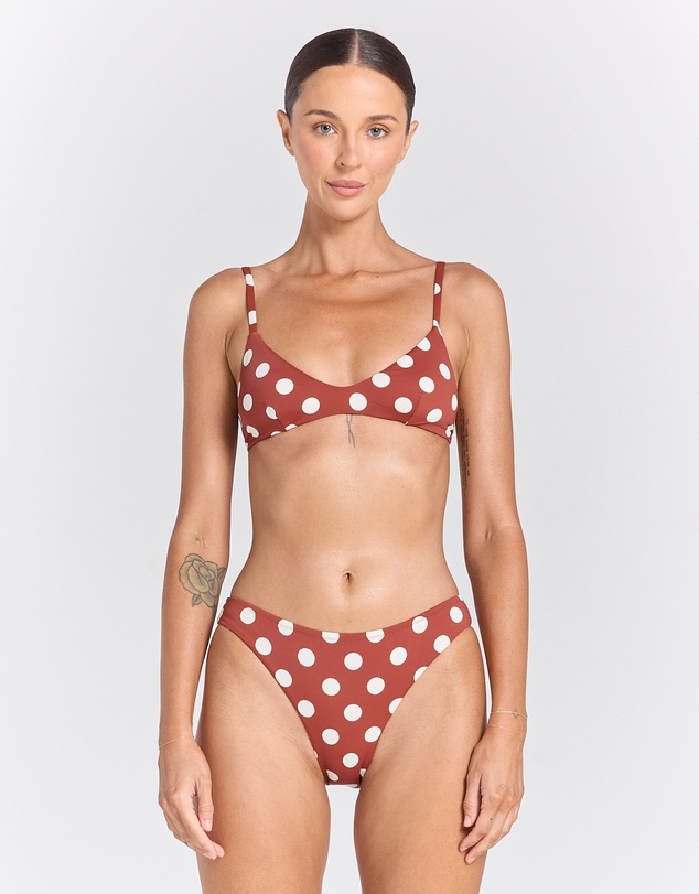 Poolside Paradiso - Seaside Isola Bikini Top - Sienna