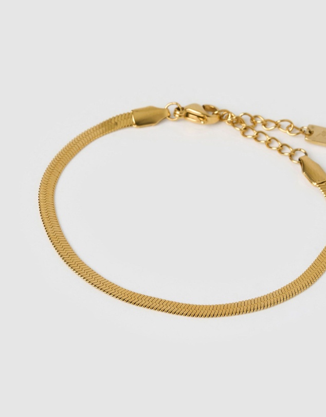 Arms Of Eve - Sylvia Gold Snake Chain Bracelet
