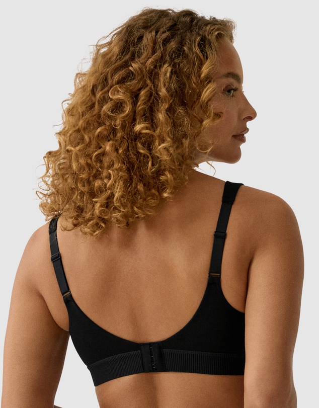 Naturana - Saturday Wirefree Wide Strap Organic Cotton Bra