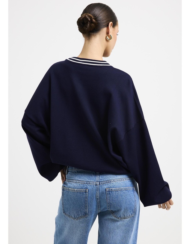 Subtitled - Andrina Oversized Crew Neck Sweater
