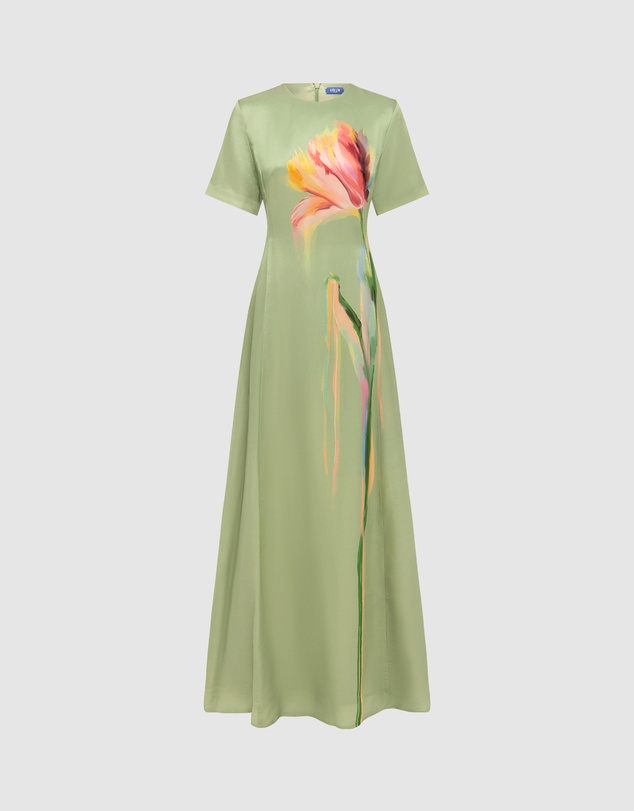 LEO LIN - Alice Short Sleeve Maxi Dress