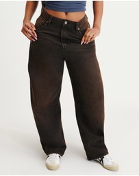 Cotton On - Curvy Barrel Jeans