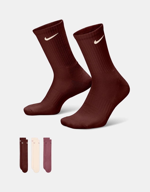 Nike - 3-Pack Everyday Cushion Crew Socks