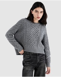 rag & bone - Liz Beaded Crewneck Sweater