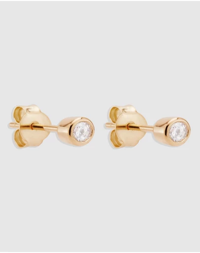 By Charlotte - Radiant Crystal Stud Earrings