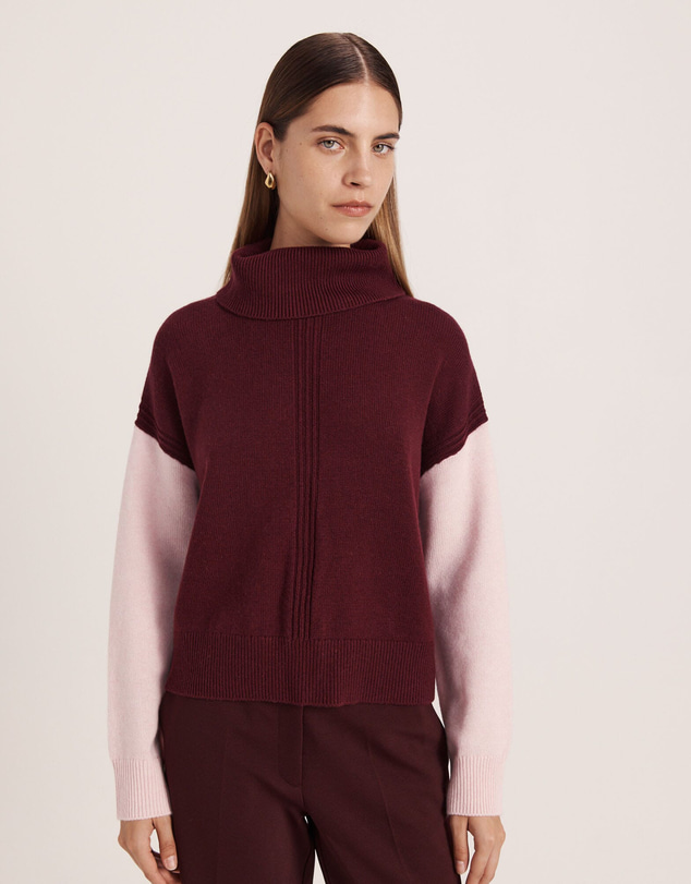 SABA - Claudia Wool Colour Block Knit