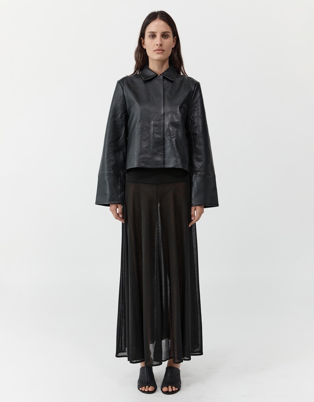 St. Agni - Leather Minimal Jacket