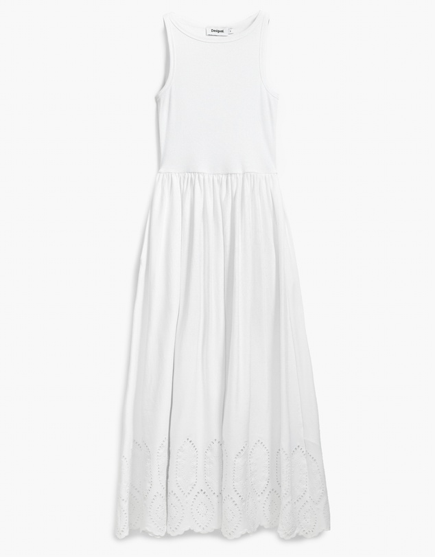 Desigual - Embroidered long dress
