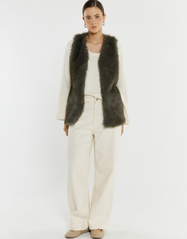 Sass - Riya Fur Gilet