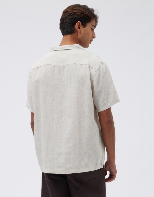 AERE - Linen Camp Collar Shirt