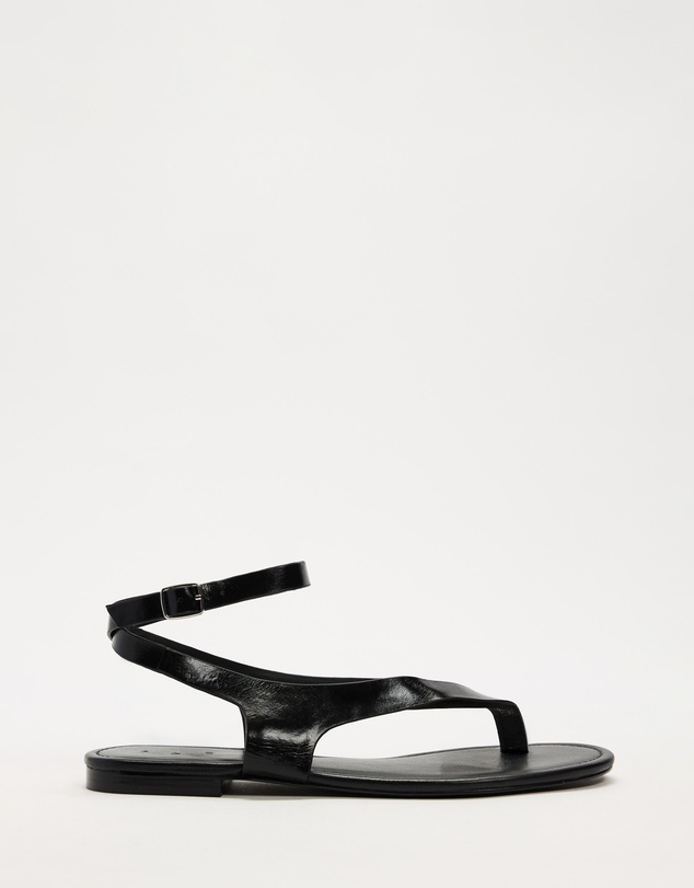 AERE - Daisy Leather Thong Sandals - Women's
