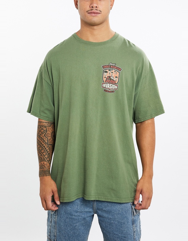 Vintage by The Real Deal - Pre Loved - Vintage Jeep 'Invasion' Tee
