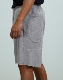 Surrounded By Ghosts - The Andesine Low Crotch French Terry Drawstring Shorts