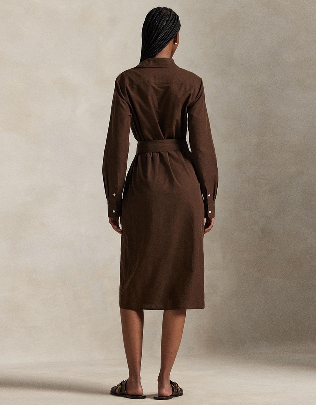 Polo Ralph Lauren - Cotton-Linen Belted Shirtdress