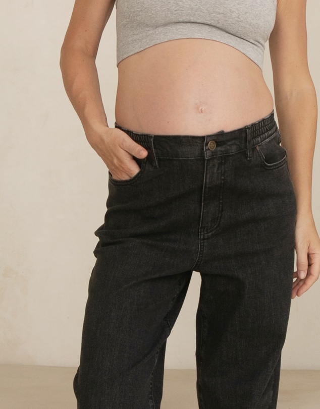 Soon Maternity - Relaxed Wide Leg Jeans