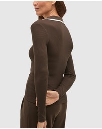 Seed Heritage - Core Rib Collared Top