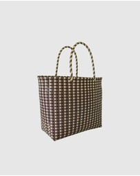 Mimmi Terra - Woven Eco Tote Tiramisu