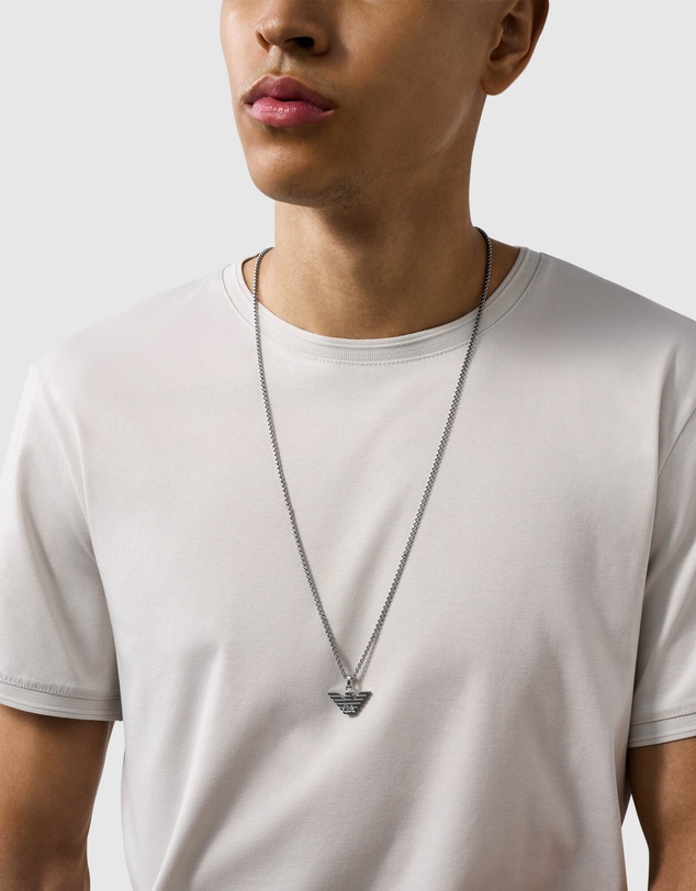 Emporio Armani - Silver Tone Necklace