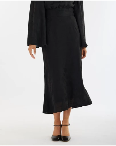Amelius - Loren Linen Jacquard Skirt
