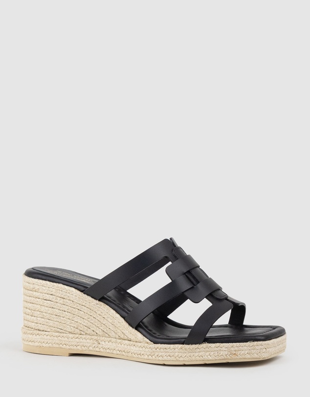 Edward Meller - MADERE Square Toe Slide Espadrille