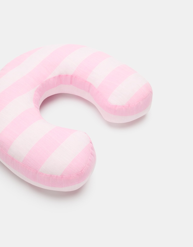 Seed Heritage - Pink Stripe Initial Cushion