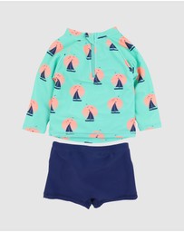 Minihaha - LS Rashie Trunks Set - Babies-Kids