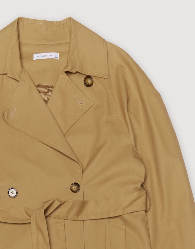 Revibe - Repaired Assembly Label Cotton Trench