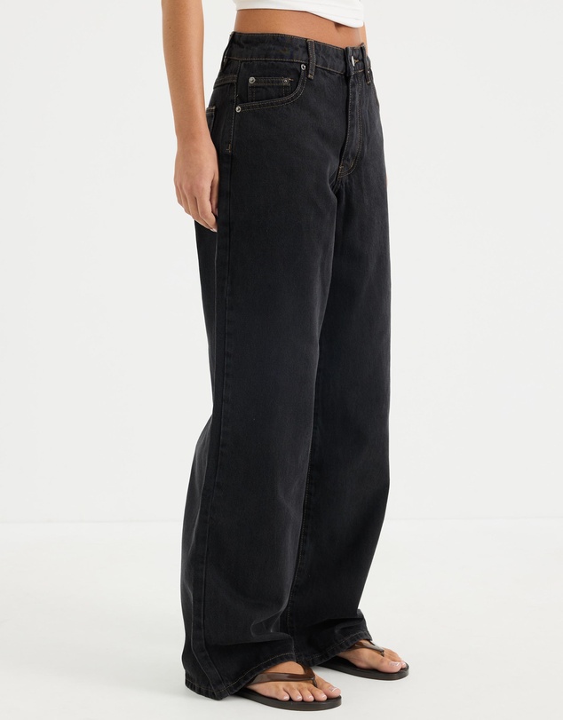 Calli - Tyla Mid Rise Baggy Jeans